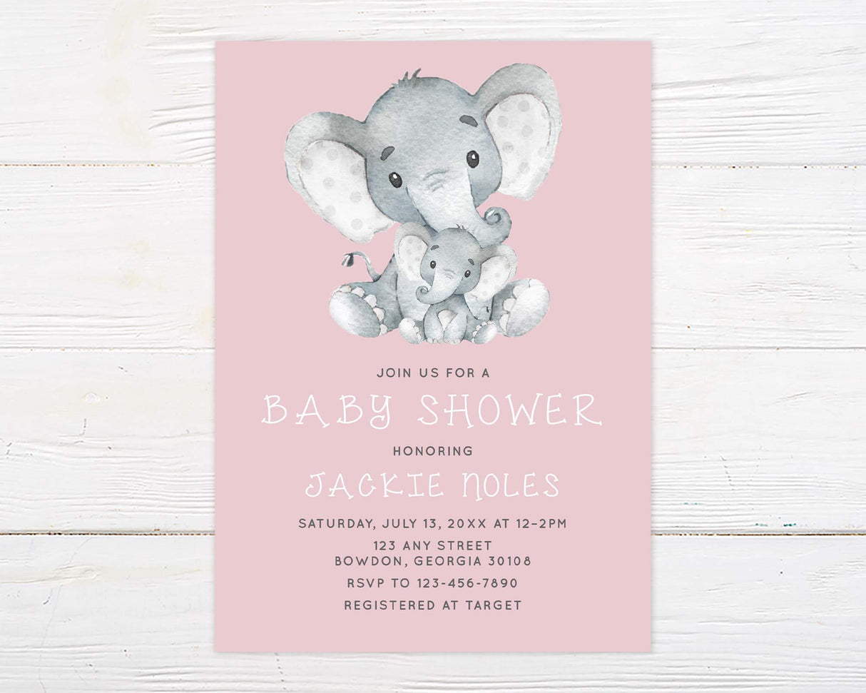 Girl Elephant Shower - goprintplus