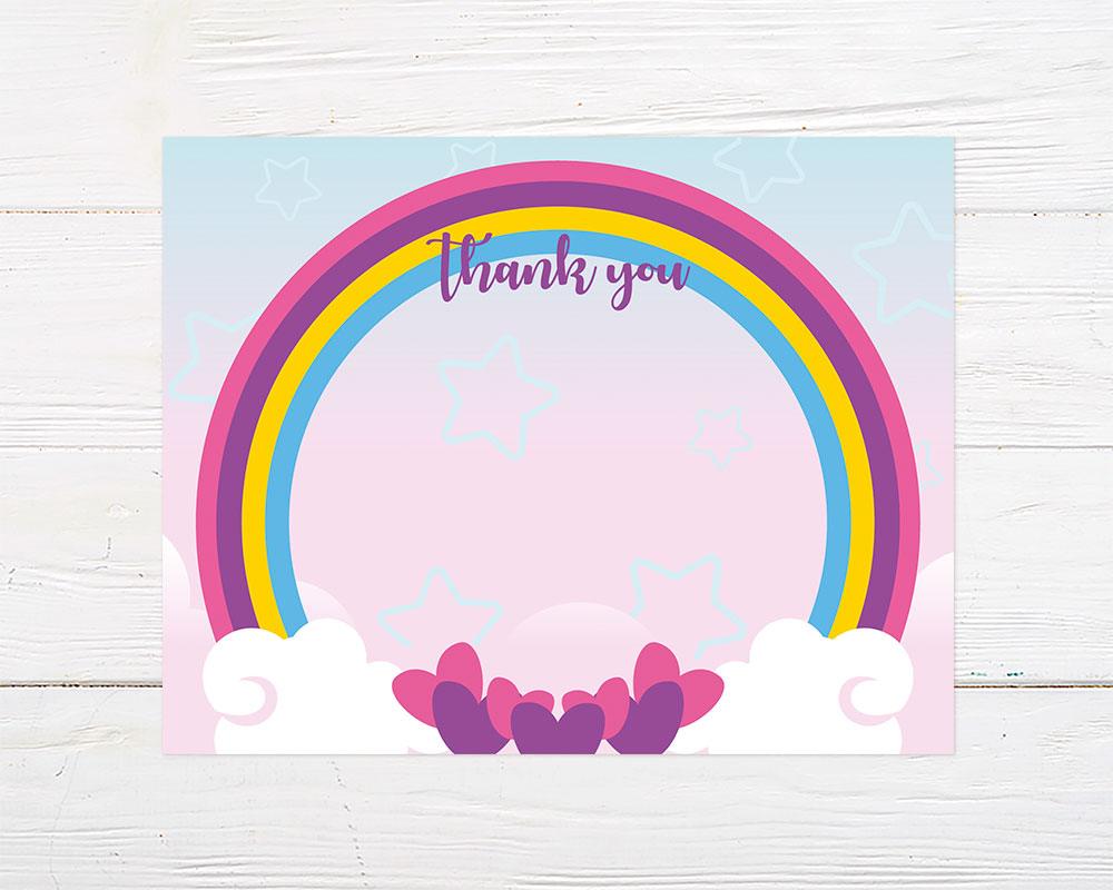 Girls Photo Thank You Card - goprintplus