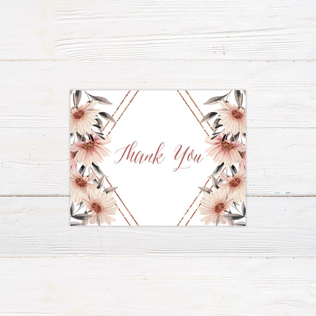 Glitter Diamond Thank You Card - goprintplus