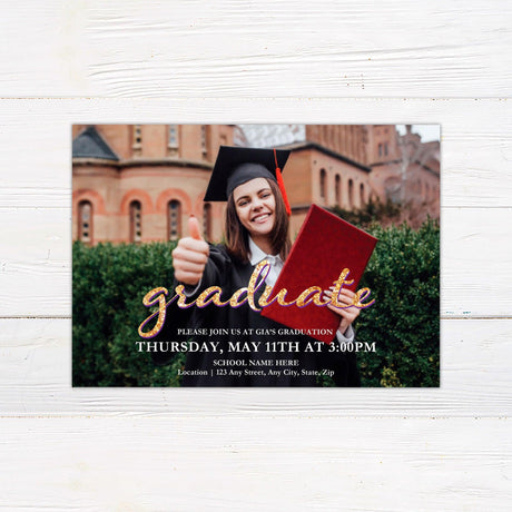 Glitter Graduate - goprintplus