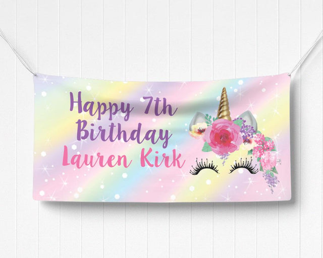 Glitter Unicorn Banner - goprintplus