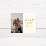 Gold Border Invitations - goprintplus