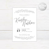 Gold Branch Foil Invitation - goprintplus