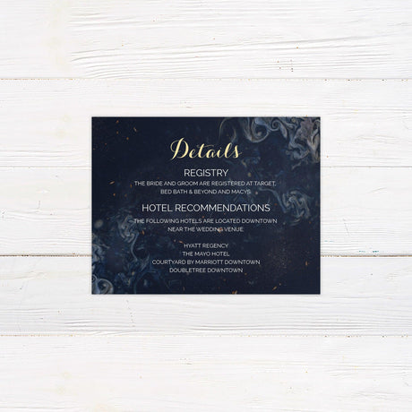 Gold Dot Confetti Invitations - goprintplus