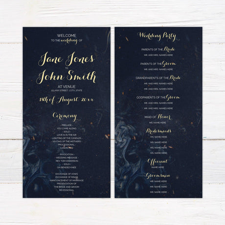 Gold Dot Confetti Invitations - goprintplus