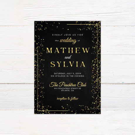 Gold Dust Invitations - goprintplus