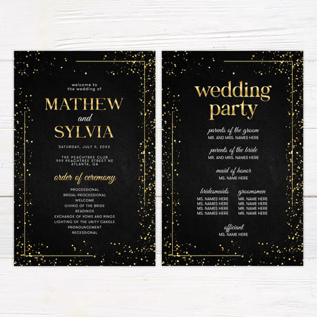 Gold Dust Invitations - goprintplus