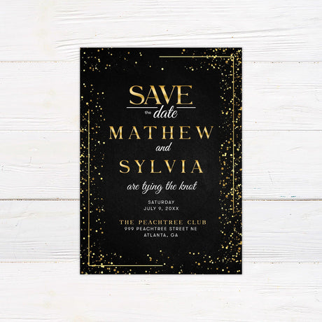 Gold Dust Invitations - goprintplus