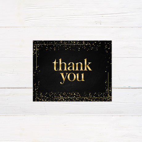 Gold Dust Thank You Card - goprintplus