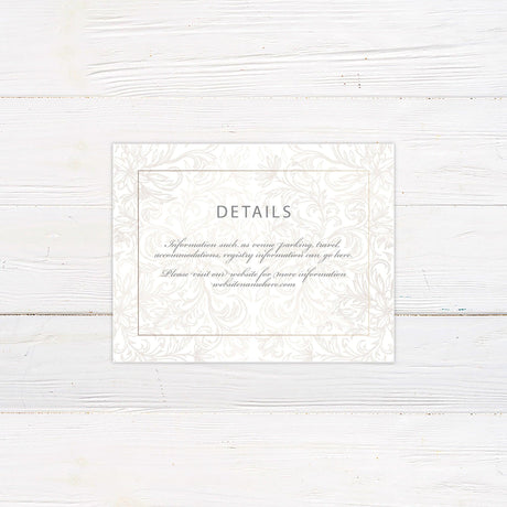 Gold Floral Sketch Invitations - goprintplus