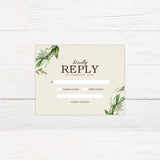 Gold Frame Foliage Invitations - goprintplus