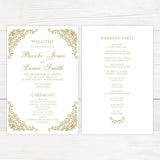 Gold Fringe Invitations - goprintplus