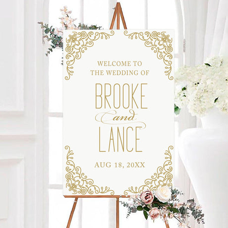 Gold Fringe Invitations - goprintplus