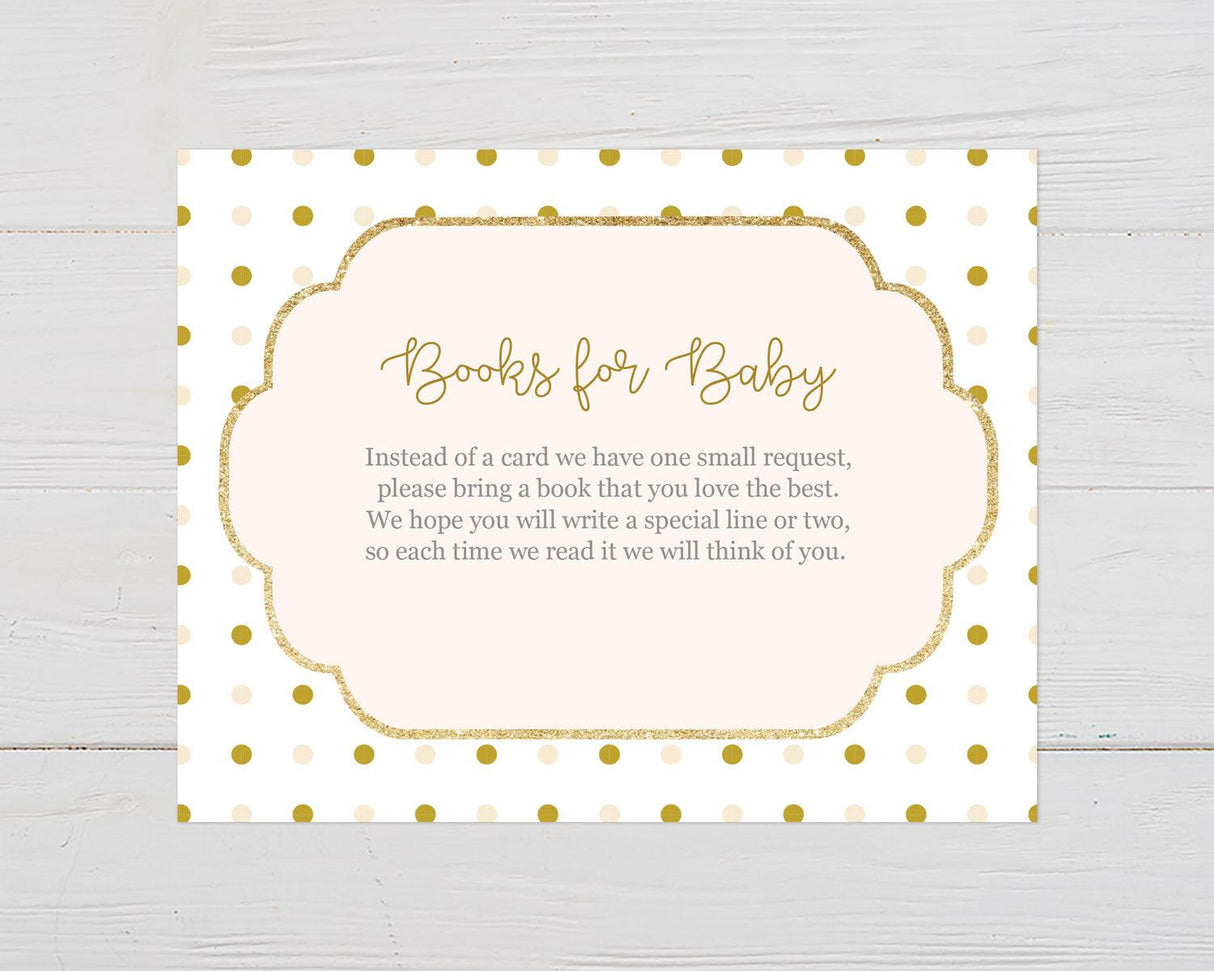 Gold Polka Dot Books For Baby - goprintplus