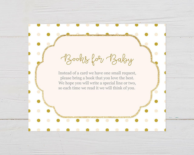 Gold Polka Dot Books For Baby - goprintplus