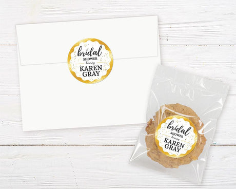 Gold Shimmer Invitation - goprintplus