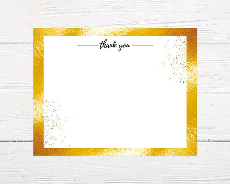 Gold Shimmer Invitation - goprintplus