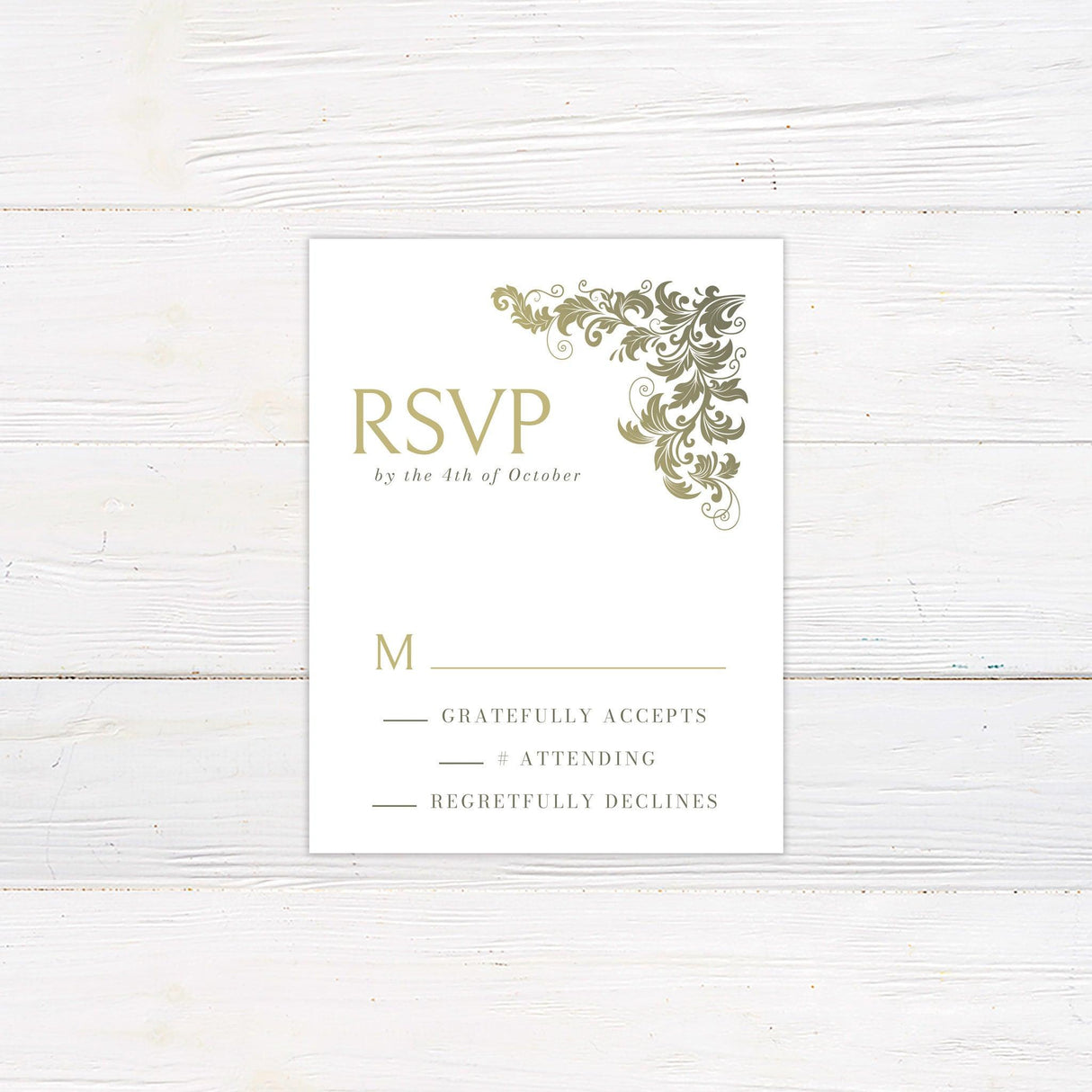 Gold to Green RSVP - goprintplus