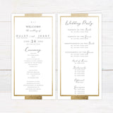 Gold Ribbon Invitations - goprintplus