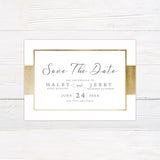 Gold Ribbon Invitations - goprintplus