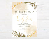 Gold Watercolor Invitation - goprintplus