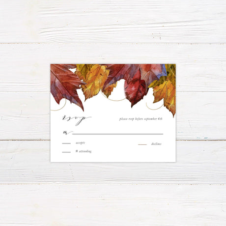 Golden Fall Invitations - goprintplus