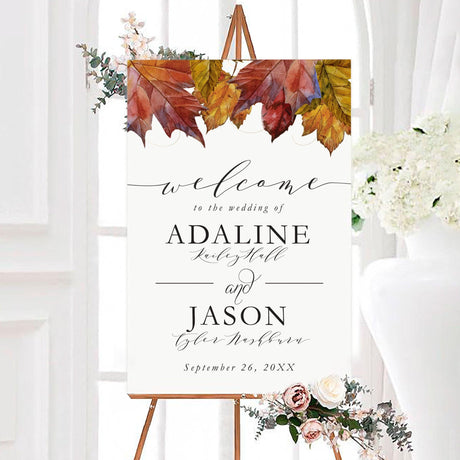 Golden Fall Invitations - goprintplus