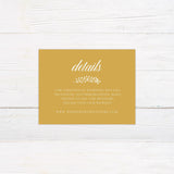 Golden Leaves Invitations - goprintplus