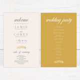 Golden Leaves Invitations - goprintplus