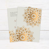 Golden Mandala Invitations - goprintplus