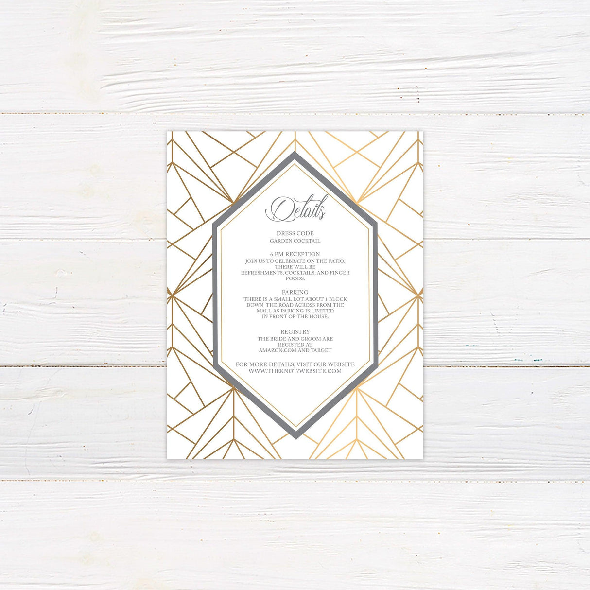 Golden Web Invitations - goprintplus