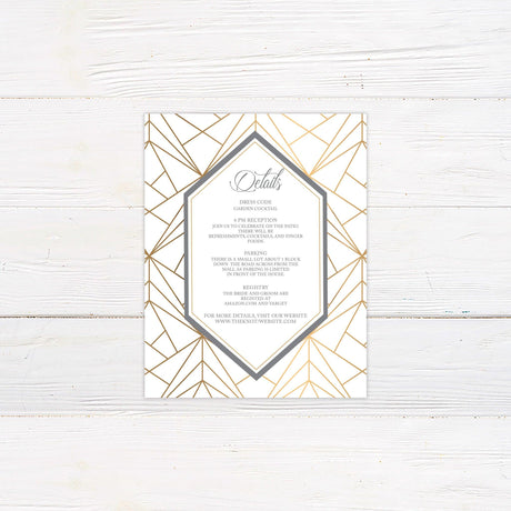 Golden Web Invitations - goprintplus