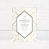 Golden Web Invitations - goprintplus