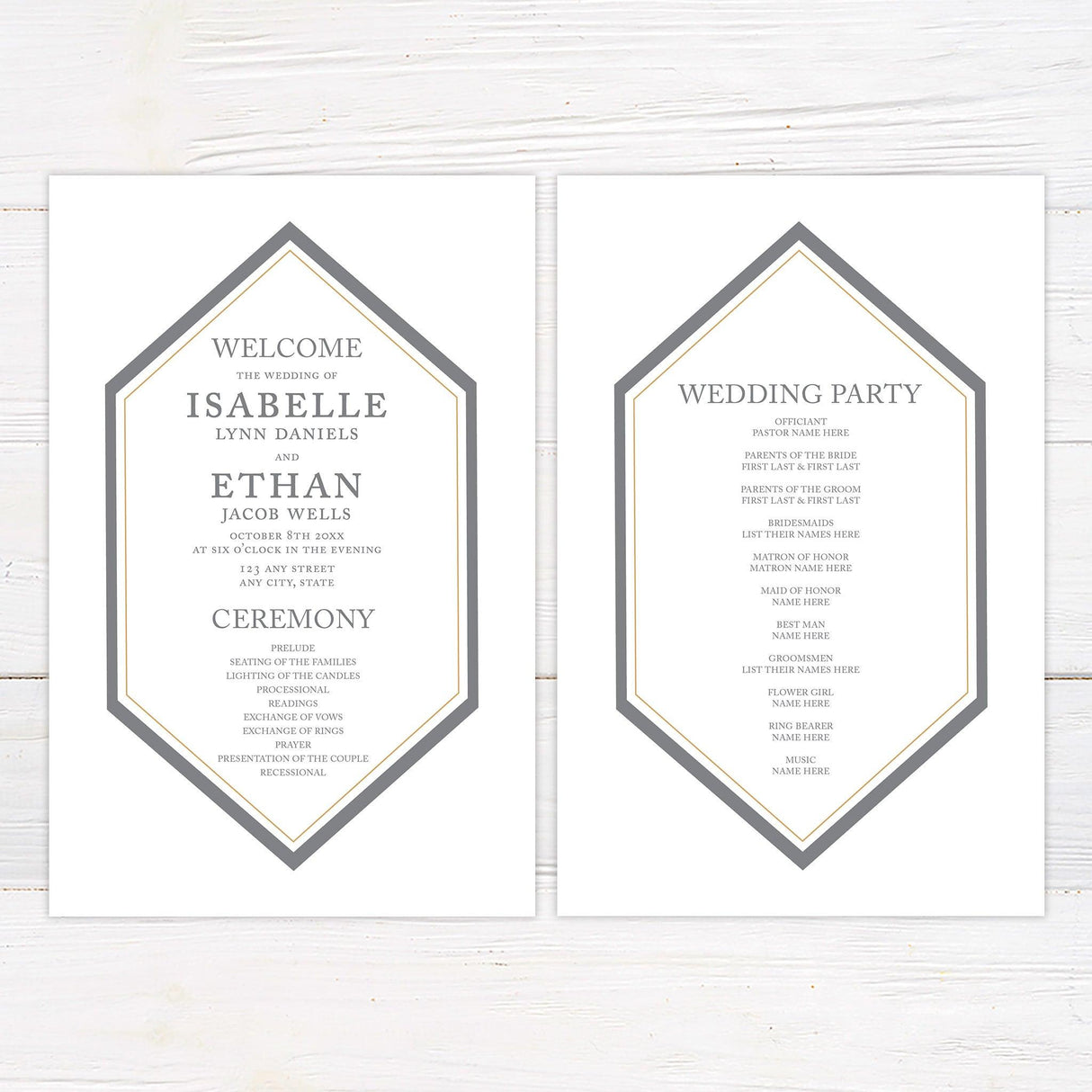 Golden Web Invitations - goprintplus