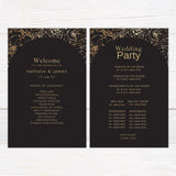 Golden Wreath Invitations - goprintplus