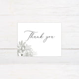 Grayscale Floral Invitations - goprintplus