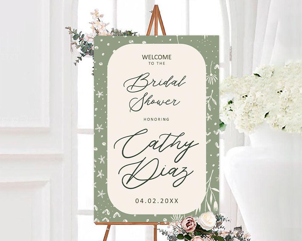 Green Border Invitation - goprintplus