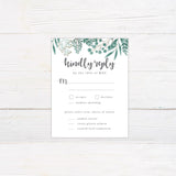 Green Botanical Invitations - goprintplus