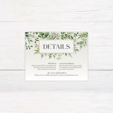 Green Monogram Invitations - goprintplus