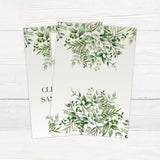 Green Monogram Invitations - goprintplus