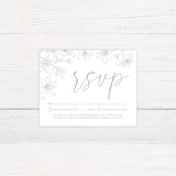 Green Sakura Invitation - goprintplus