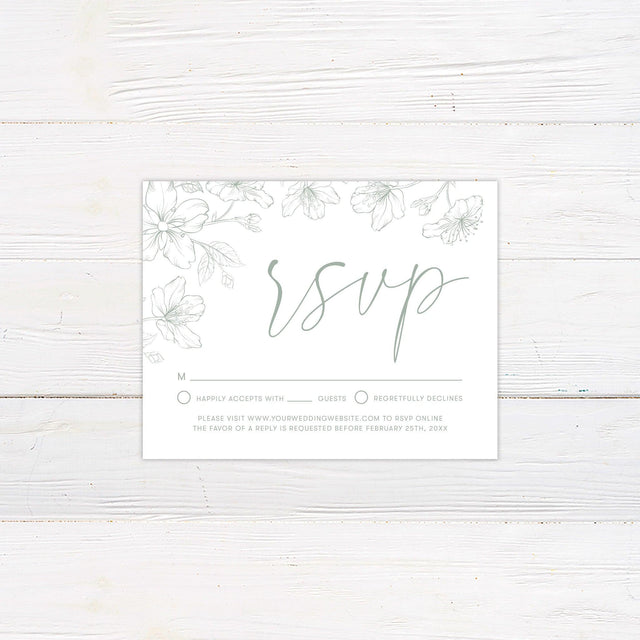 Green Sakura RSVP - goprintplus