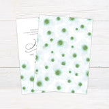 Green Whisper Invitations - goprintplus