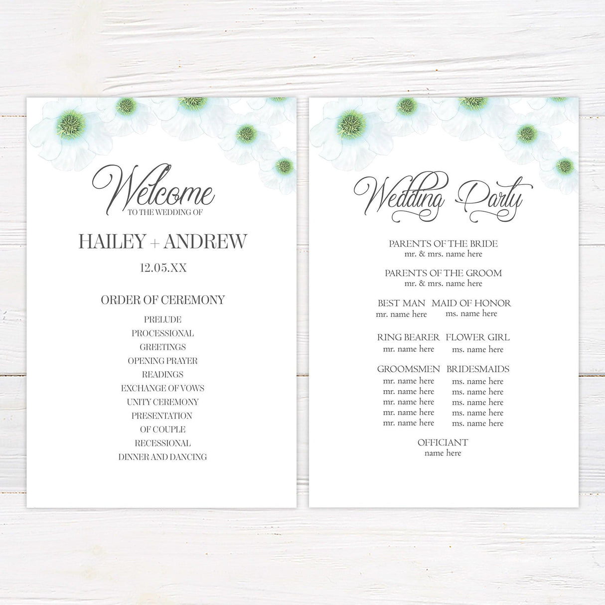 Green Whisper Invitations - goprintplus