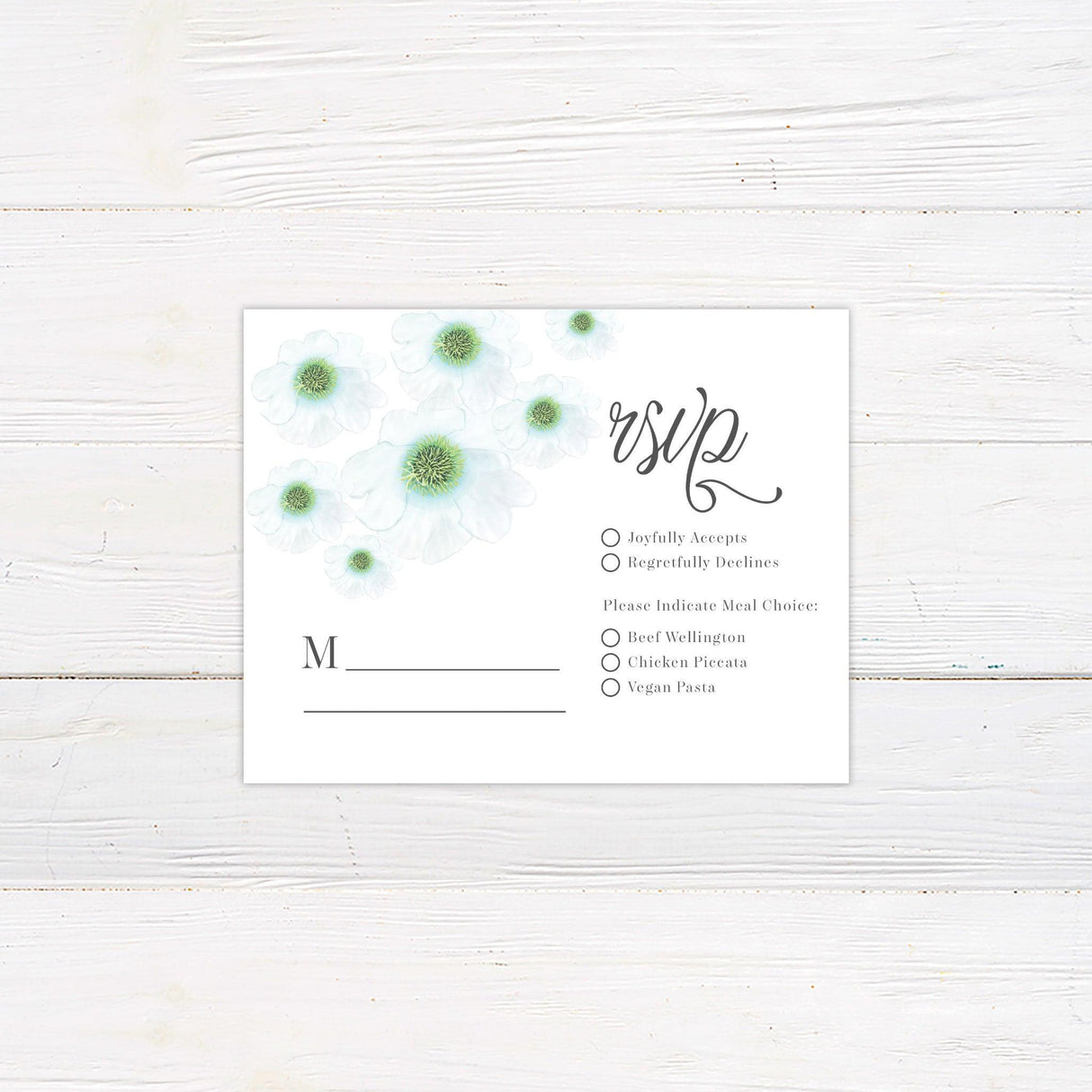 Green Whisper Invitations - goprintplus