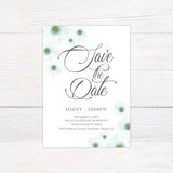 Green Whisper Invitations - goprintplus