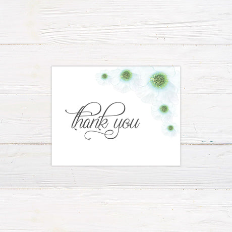 Green Whisper Thank You Card - goprintplus