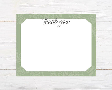 Green Overlay Thank You Card - goprintplus