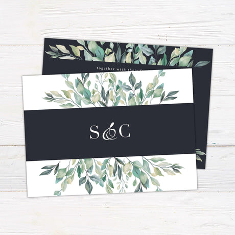 Greenery Abundance Invitations - goprintplus