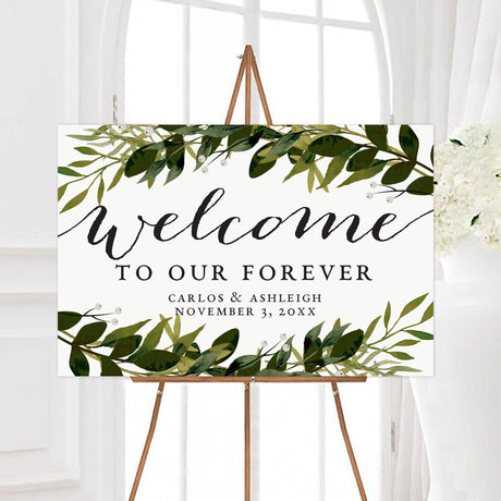 Greenery Arch Invitations - goprintplus